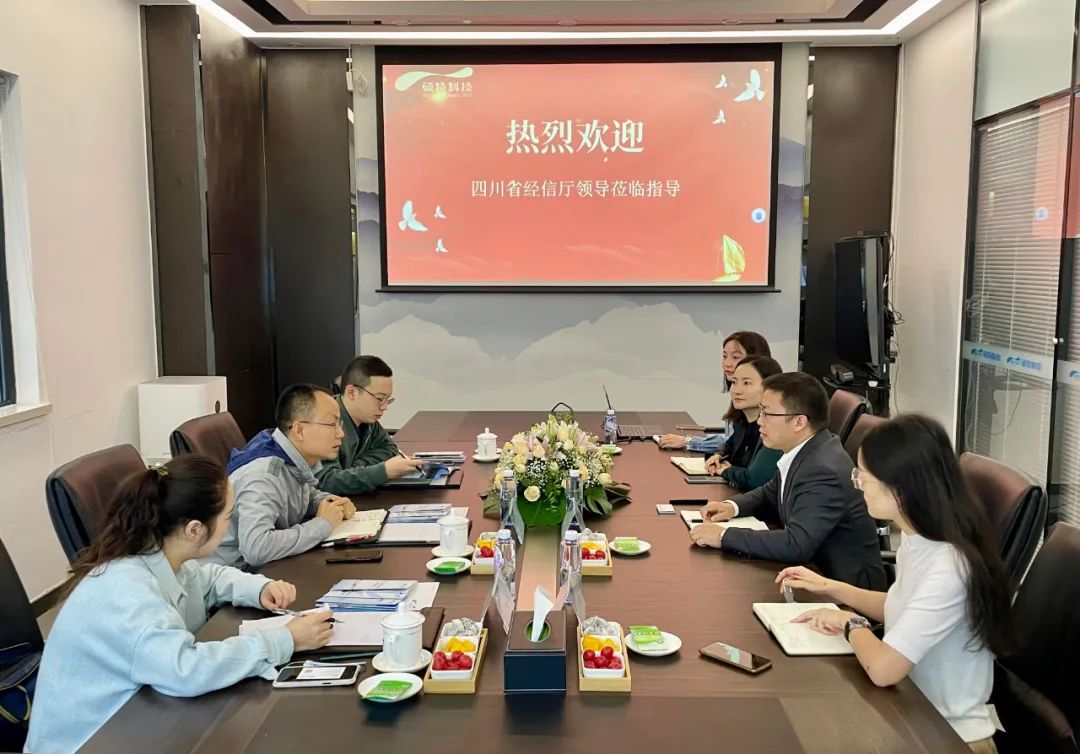 四川省經(jīng)信廳環(huán)資處領(lǐng)導(dǎo)一行蒞臨碩特科技實地考察